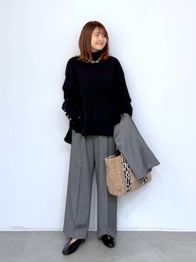 「アイテム（ダウンジャケット/コート）」を使った、MAIKOさん（レディース・150cm）の秋コーディネート