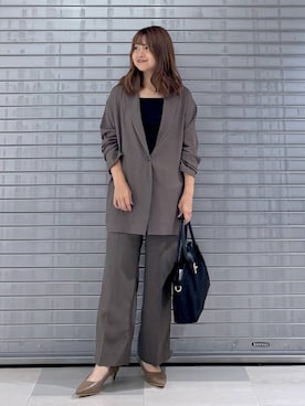 「アイテム（その他アウター）」を使った、MAIKOさん（レディース・150cm・30代）の秋コーディネート
