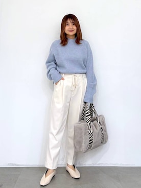 「Elura（エルーラ）のアイテム」を使った、MAIKOさん（レディース・150cm）の冬コーディネート