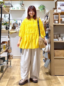 「studio CLIP（スタディオクリップ）のアイテム（シューズ）」を使った、MAIKOさん（レディース・150cm）の春コーディネート