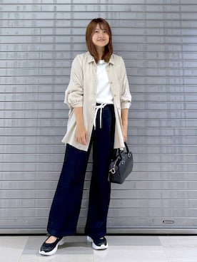 「アイテム（ハンドバッグ）」を使った、MAIKOさん（レディース・150cm）の夏コーディネート
