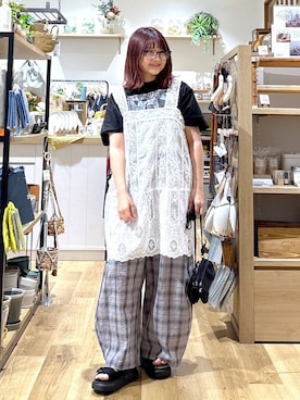 「studio CLIP（スタディオクリップ）のアイテム（ワンピース/ドレス）」を使った、MAIKOさん（レディース・150cm）の春コーディネート