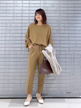 「アイテム（マウンテンパーカー）」を使った、MAIKOさん（レディース・150cm）の秋コーディネート