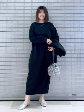 「着痩せ」｜「アイテム（MA-1）」を使った、MAIKOさん（レディース・150cm）の春コーディネート