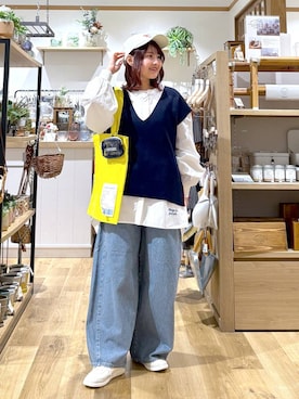 「studio CLIP（スタディオクリップ）のアイテム」を使った、MAIKOさん（レディース・150cm）の冬コーディネート