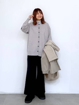 「アイテム（マウンテンパーカー）」を使った、MAIKOさん（レディース・150cm）の秋コーディネート