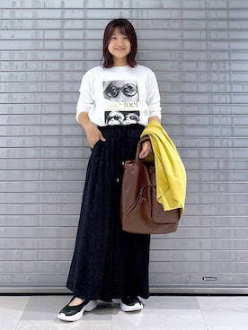 「アイテム（サンダル）」を使った、MAIKOさん（レディース・150cm・30代）の秋コーディネート