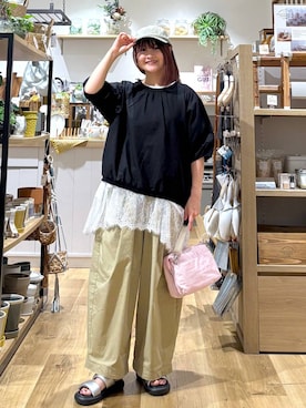 「studio CLIP（スタディオクリップ）のアイテム（シューズ）」を使った、MAIKOさん（レディース・150cm）の春コーディネート