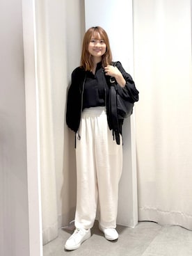 「アイテム（ブルゾン）」を使った、MAIKOさん（レディース・150cm・30代）の夏コーディネート