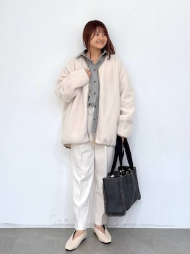 「旅行」｜MAIKOさん（レディース・150cm）の冬コーディネート