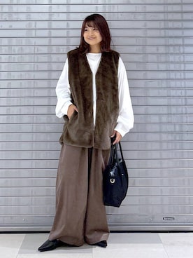 「アイテム（その他アウター）」を使った、MAIKOさん（レディース・150cm）の秋コーディネート