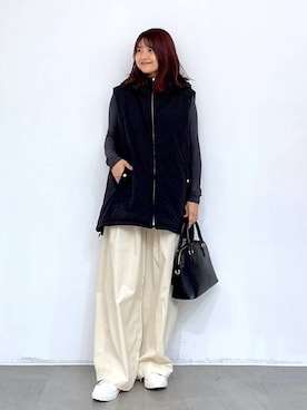 「アイテム（その他アウター）」を使った、MAIKOさん（レディース・150cm・30代）の秋コーディネート