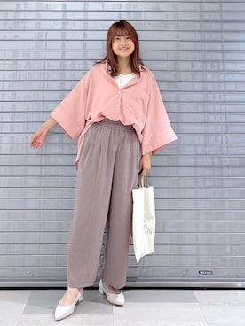 「アイテム（パンプス）」を使った、MAIKOさん（レディース・150cm）の夏コーディネート
