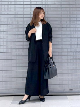 「Elura（エルーラ）の【Sapofeet（サポフィート）】ヒールパンプス／250691（パンプス）」を使った、MAIKOさん（レディース・150cm・30代）の夏コーディネート