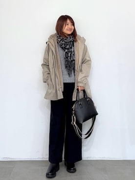 「Elura（エルーラ）のアイテム」を使った、MAIKOさん（レディース・150cm）の冬コーディネート