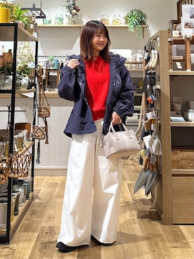 「studio CLIP（スタディオクリップ）のアイテム（ジャケット/アウター）」を使った、MAIKOさん（レディース・150cm）の春コーディネート