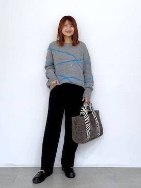 「旅行」｜MAIKOさん（レディース・150cm）の冬コーディネート