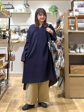 「studio CLIP（スタディオクリップ）のアイテム（ワンピース/ドレス）」を使った、MAIKOさん（レディース・150cm）の春コーディネート