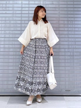 「アイテム（パンプス）」を使った、MAIKOさん（レディース・150cm・30代）の夏コーディネート