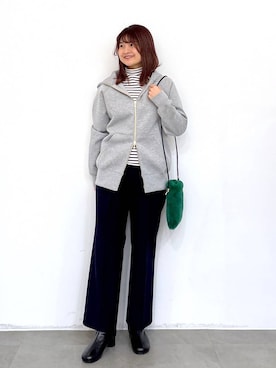 「Elura（エルーラ）のアイテム」を使った、MAIKOさん（レディース・150cm）の冬コーディネート