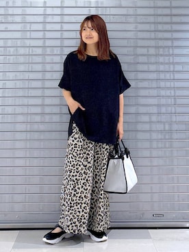 「Elura（エルーラ）のアイテム（サンダル）」を使った、MAIKOさん（レディース・150cm）の夏コーディネート