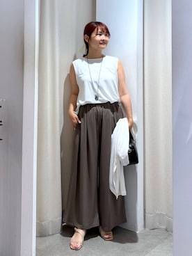 「アイテム（バッグ）」を使った、MAIKOさん（レディース・150cm・30代）の夏コーディネート