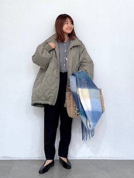 「アイテム（パンプス）」を使った、MAIKOさん（レディース・150cm・30代）の秋コーディネート