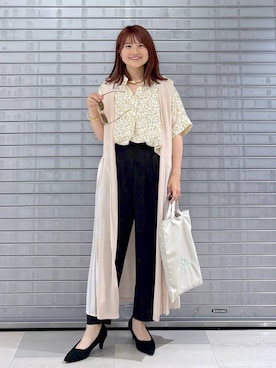 「アイテム（その他アウター）」を使った、MAIKOさん（レディース・150cm・30代）の夏コーディネート