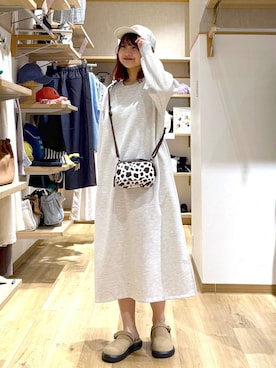 「studio CLIP（スタディオクリップ）のアイテム（キャップ）」を使った、MAIKOさん（レディース・150cm）の春コーディネート