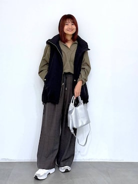 「アイテム（その他アウター）」を使った、MAIKOさん（レディース・150cm・30代）の秋コーディネート