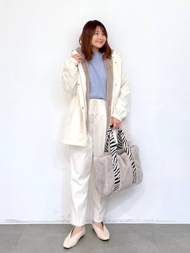 「アイテム（マウンテンパーカー）」を使った、MAIKOさん（レディース・150cm・30代）の秋コーディネート