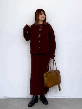 「旅行」｜MAIKOさん（レディース・150cm）の冬コーディネート