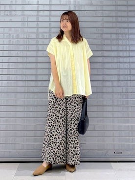 「低身長」｜「アイテム（パンプス）」を使った、MAIKOさん（レディース・150cm）の夏コーディネート