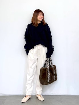 「アイテム（パンプス）」を使った、MAIKOさん（レディース・150cm・30代）の秋コーディネート