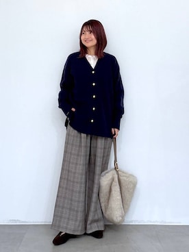 「アイテム（パンプス）」を使った、MAIKOさん（レディース・150cm・30代）の秋コーディネート