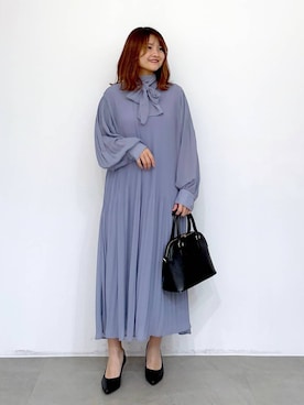 「アイテム（ワンピース/ドレス）」を使った、MAIKOさん（レディース・150cm・30代）の冬コーディネート