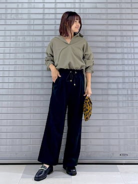 「アイテム（カチューシャ）」を使った、MAIKOさん（レディース・150cm）の秋コーディネート