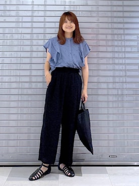 「アイテム（ブレスレット）」を使った、MAIKOさん（レディース・150cm・30代）の夏コーディネート