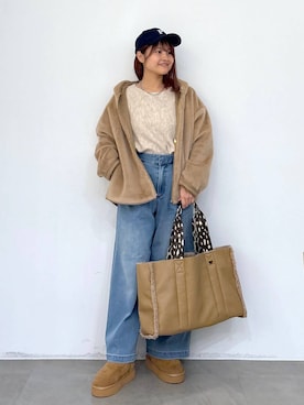 「アイテム（ネックレス）」を使った、MAIKOさん（レディース・150cm・30代）の秋コーディネート