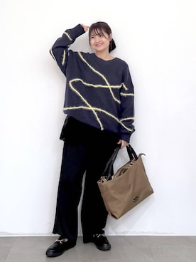 「アイテム（ヘアアクセサリー）」を使った、MAIKOさん（レディース・150cm・30代）の冬コーディネート