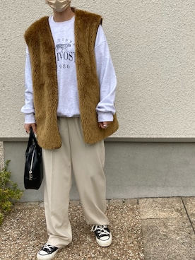 「OpenCLOSE（オープンクローズ）のアイテム（トップス）」を使った、s__o1203さん（レディース・155cm）の春コーディネート