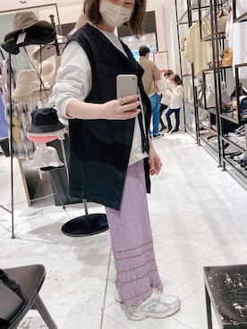 「OpenCLOSE（オープンクローズ）のアイテム（トップス）」を使った、s__o1203さん（レディース・155cm）の春コーディネート