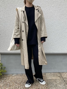 「ENOF（イナフ）のアイテム（パンツ）」を使った、s__o1203さん（レディース・155cm）の冬コーディネート