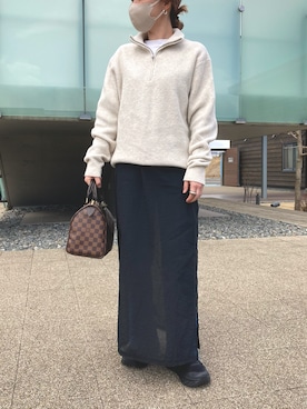 「ENOF（イナフ）のアイテム（ワンピース/ドレス）」を使った、s__o1203さん（レディース・155cm）の冬コーディネート