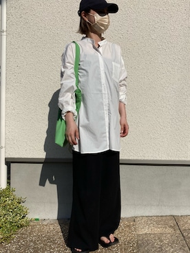 「スリットシャツ」｜s__o1203さん（レディース・155cm）の春コーディネート