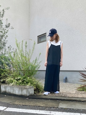 「ENOF（イナフ）のアイテム（ワンピース/ドレス）」を使った、s__o1203さん（レディース・155cm）の秋コーディネート