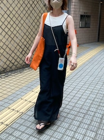 ENOF（イナフ）の「SHEER CAMISOLE ONE PIECE（ワンピース）」 - WEAR