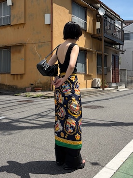 「loin nuit（ロワンニュイ）のアイテム」を使った、ノアさん（レディース・157cm）の秋コーディネート
