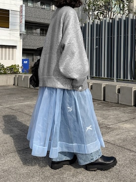 「MECRE（メクル）のアイテム」を使った、ノアさん（レディース・157cm）の春コーディネート