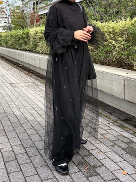 「BEAMS HEART（ビームスハート）のアイテム」を使った、ノアさん（レディース・157cm）の春コーディネート